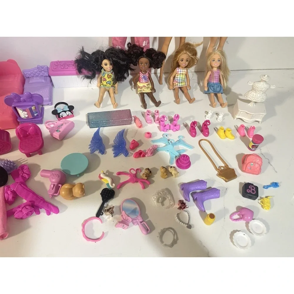 Lot Of‎ Barbie Dolls And Accessories